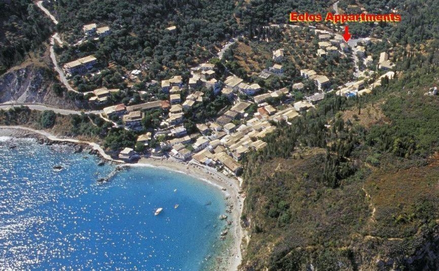 Eolos Apartments With Private Parking Áyios Nikítas エクステリア 写真